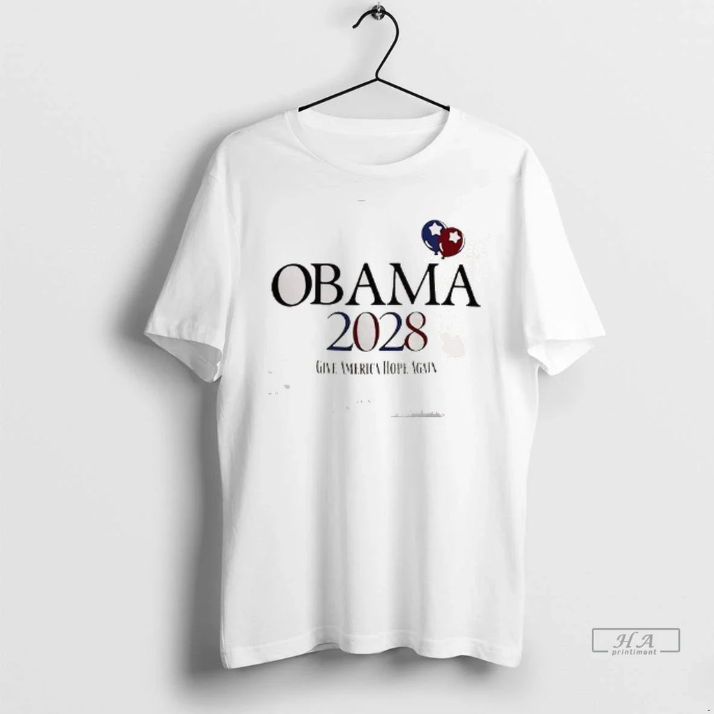 Trendy Obama 2028 Give America Hope Again Shirt Sweater