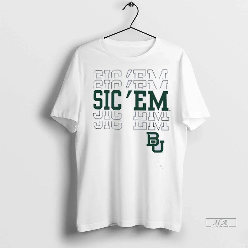Trendy Officials Baylor Bears Ivory Sic Em Shirt Sweater