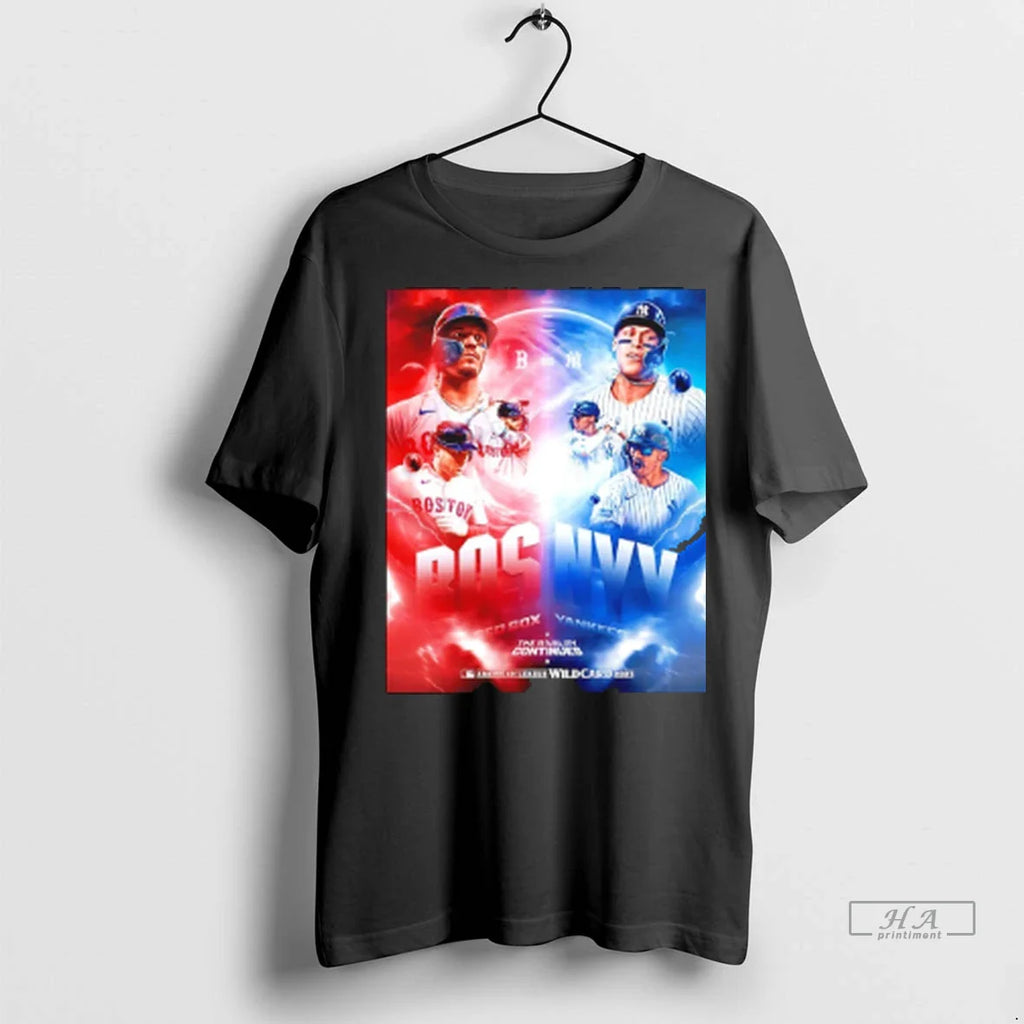 Trendy Officials Boston Red Sox Vs New York Yankees The Rivalry Continues 2025 Shirt Sweater
