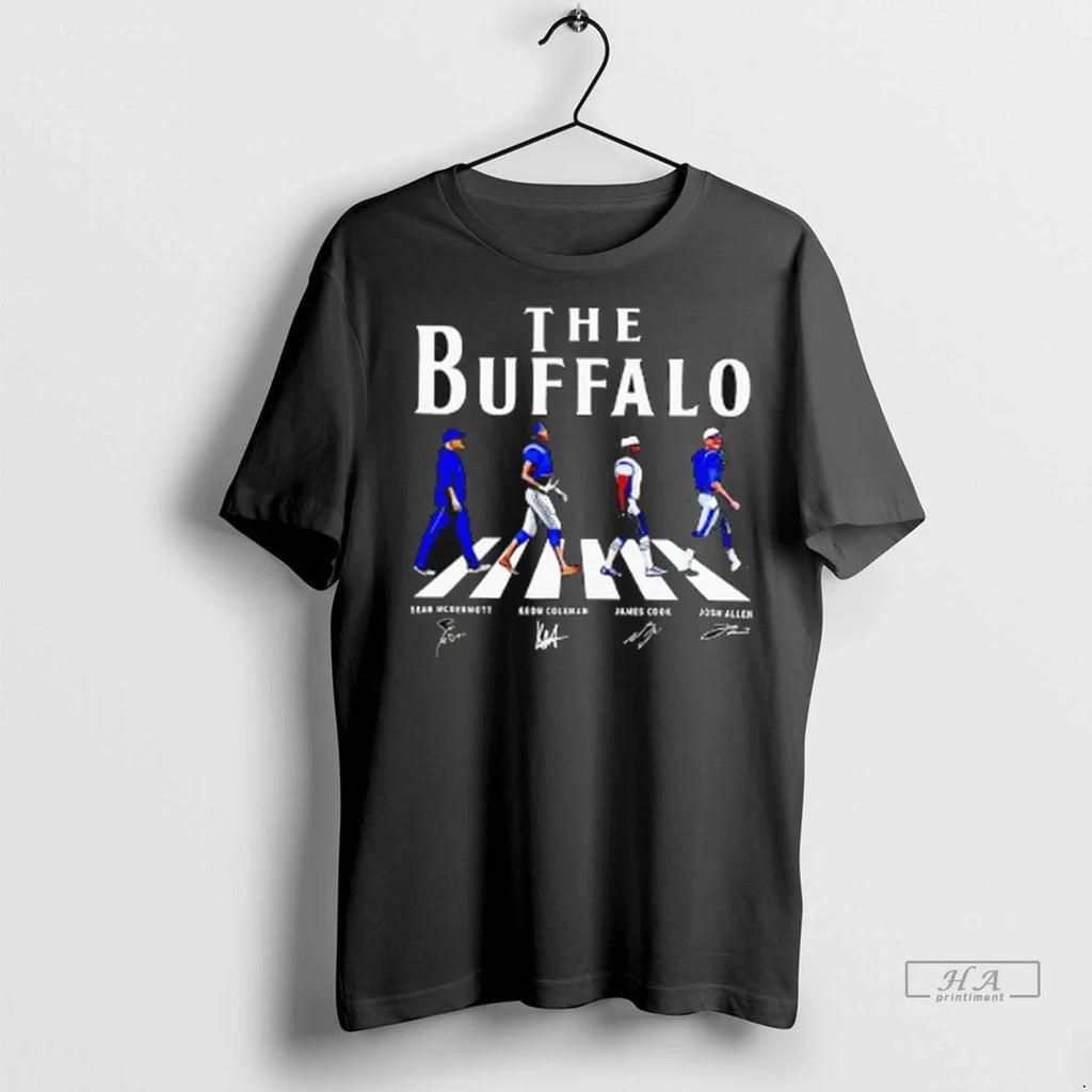 Trendy Officials Buffalo Football Players Abbey Road Signatures Vintage Shirt Sweater