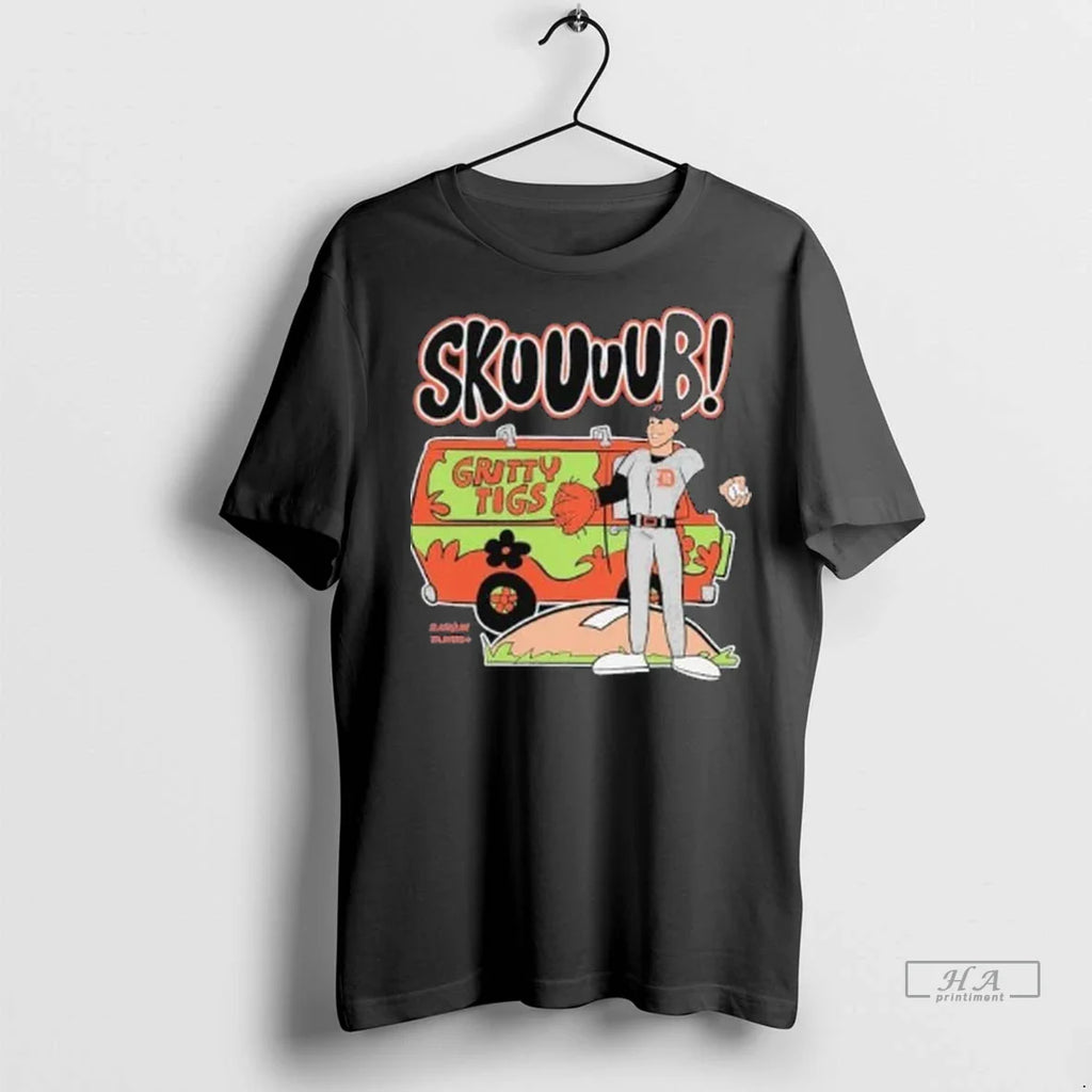 Trendy Officials Detroit Tigers Baseball Skuuuub Gritty Tigs Slash Like Shirt Sweater