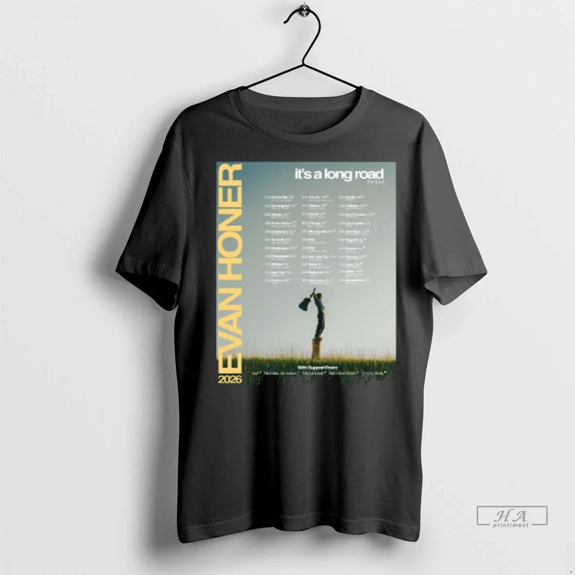 Trendy Officials Evan Honer Its A Long Road The Tour 2026 Long Sleve Shirt Sweater