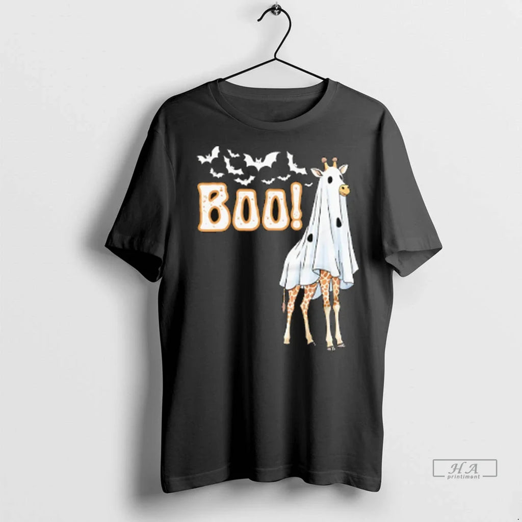 Trendy Officials Ghost Giraffe Boo Halloween Shirt Sweater