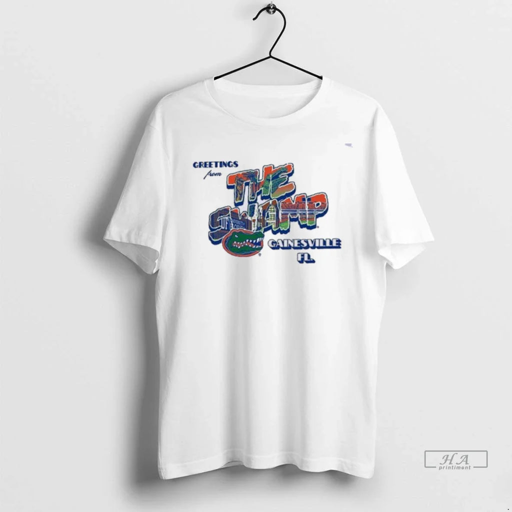 Trendy Officials Greeting From The Swamp Florida Gators Shirt Sweater