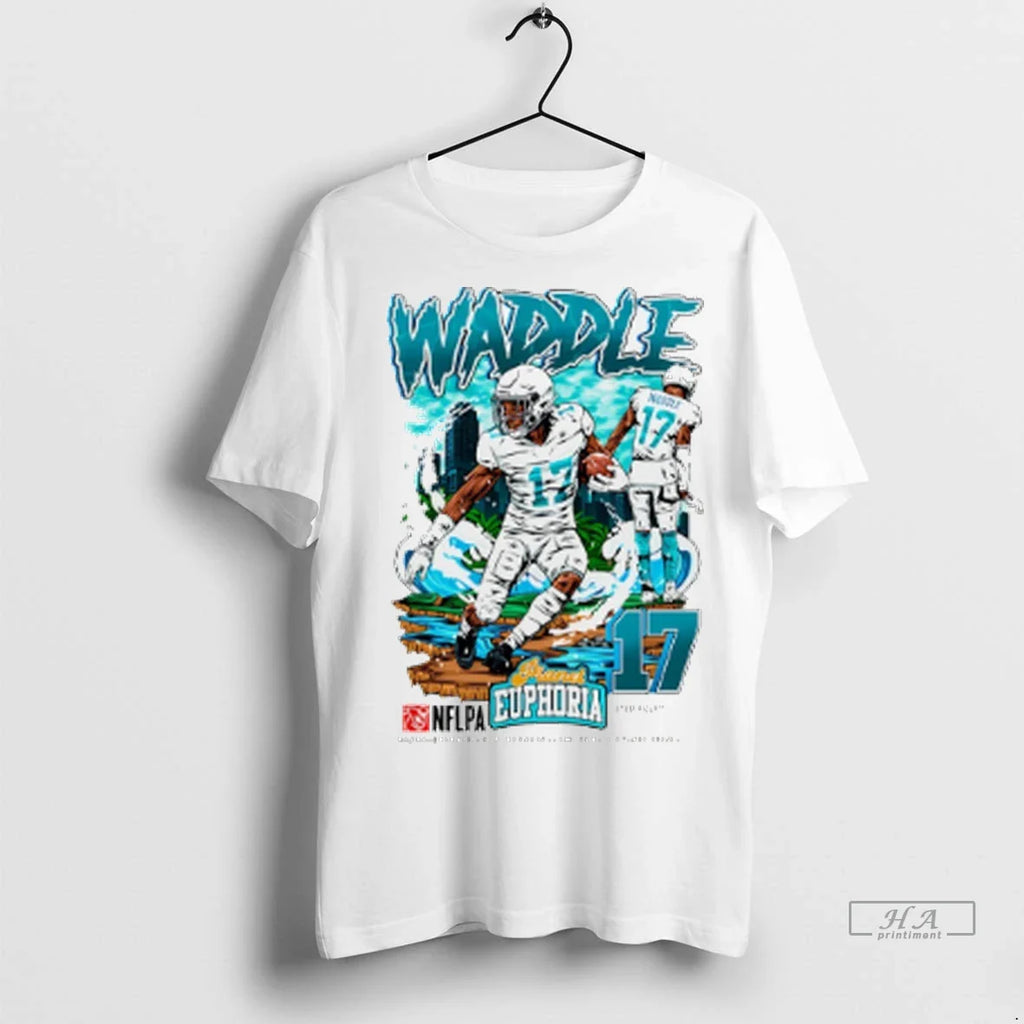 Trendy Officials Jaylen Waddle Miami Dolphins Player Comic Shirt Sweater