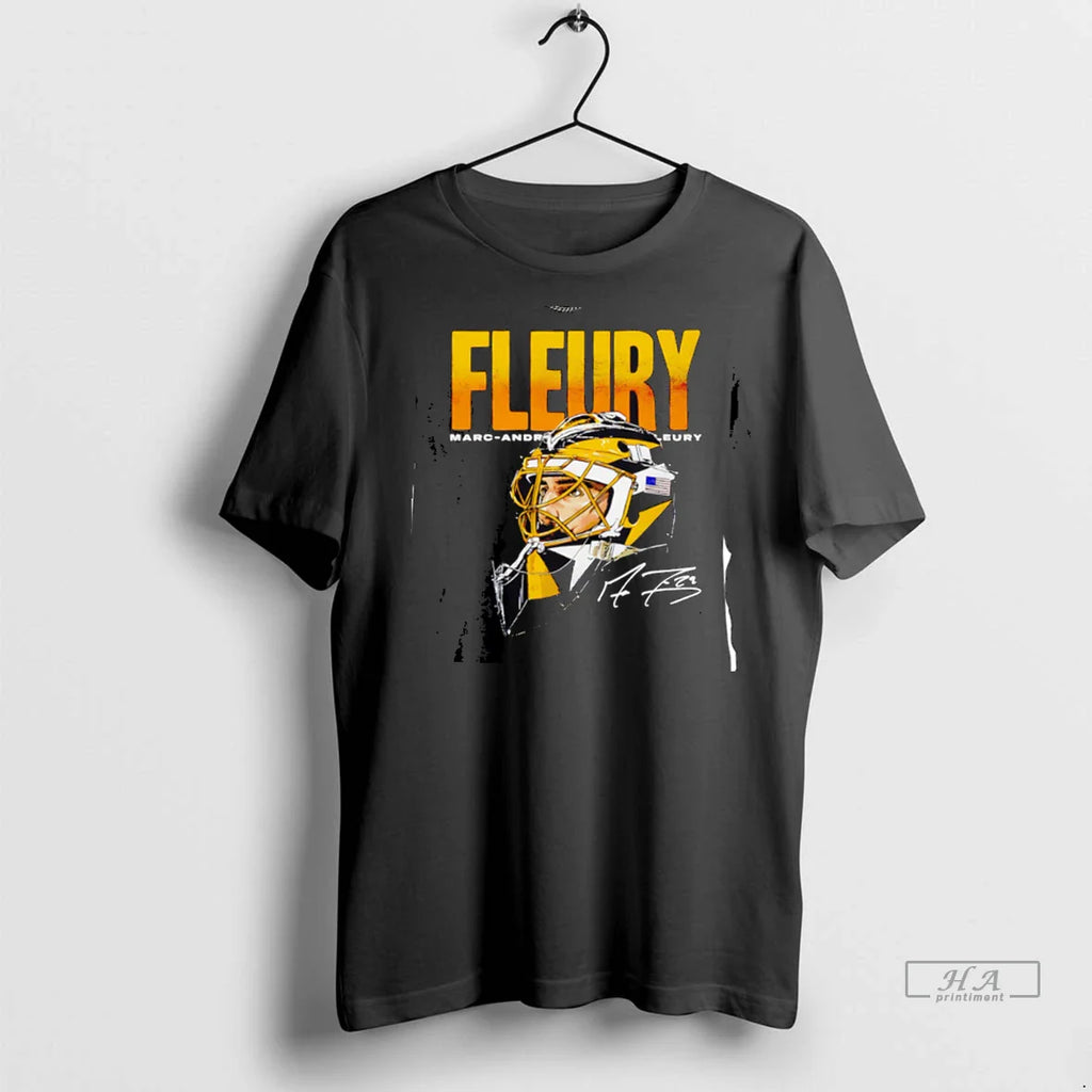 Trendy Officials Marc Andre Fleury Pittsburgh Hockey Mask Shirt Sweater