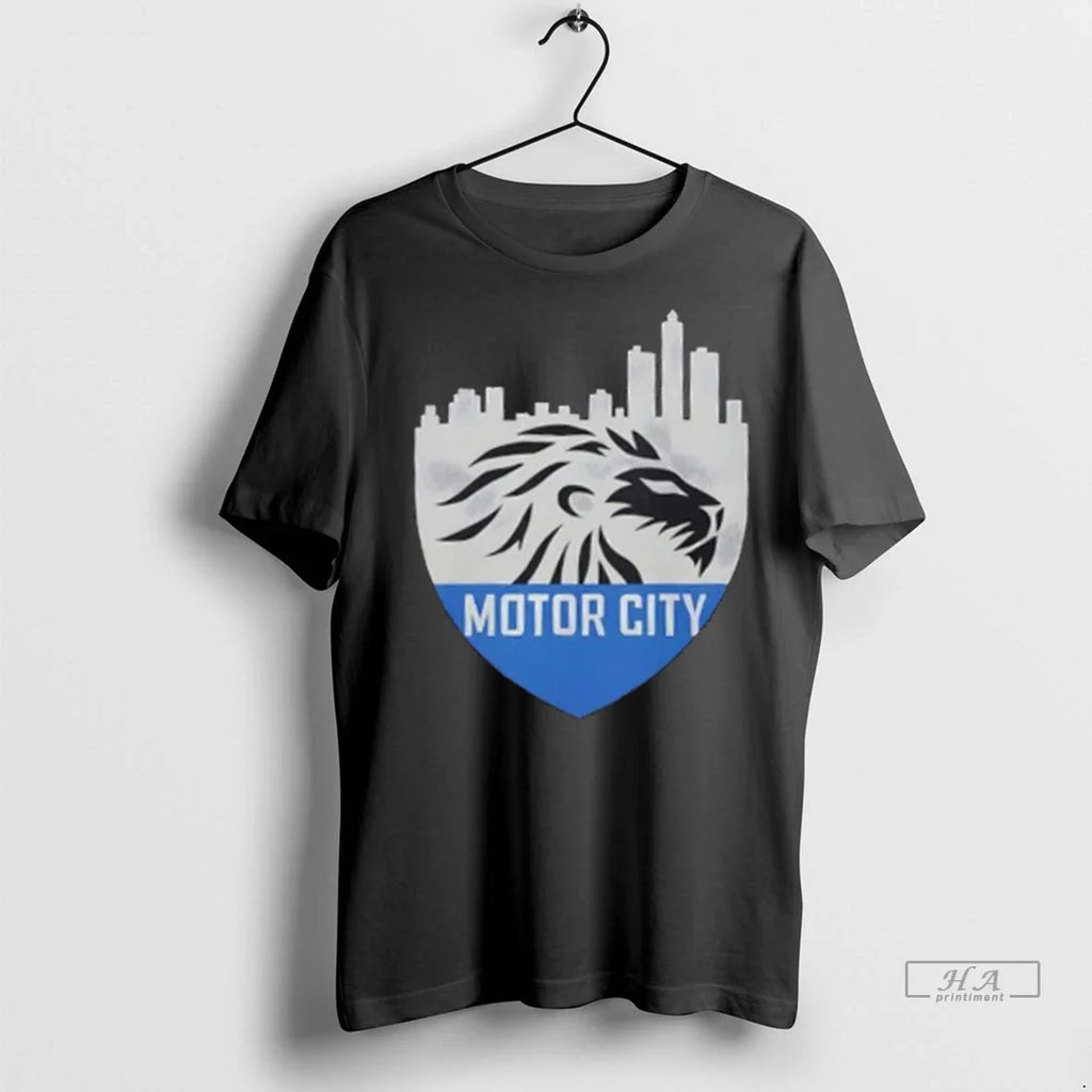 Trendy Officials Motor City Detroit Lions Skyline Logo Shirt Sweater