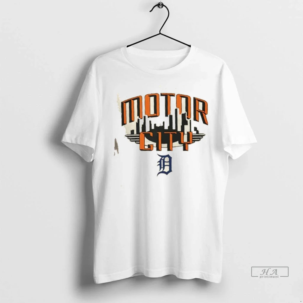 Trendy Officials Motor City Detroit Tigers Skyline Shirt Sweater