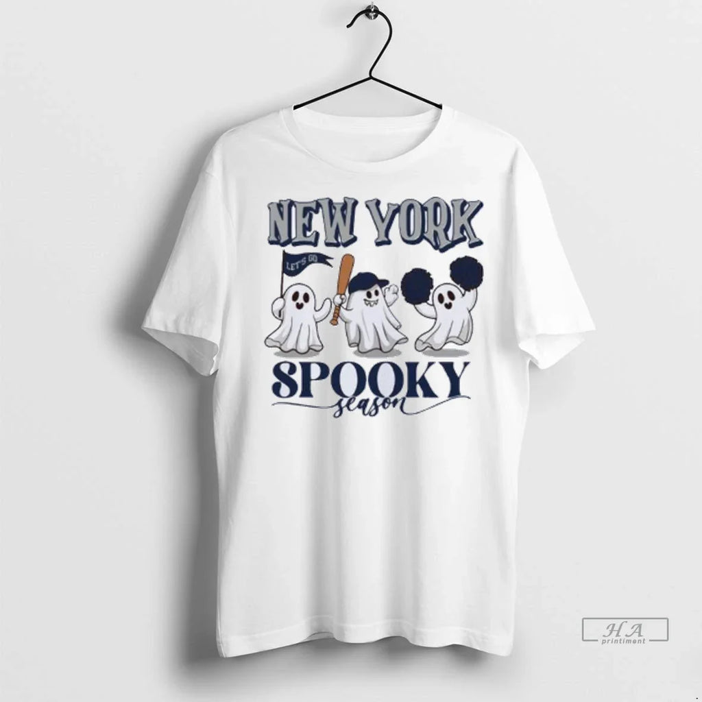 Trendy Officials New York Yankees Ghost Baseball Spooky Season Halloween Mlb Wild Card Shirt Sweater