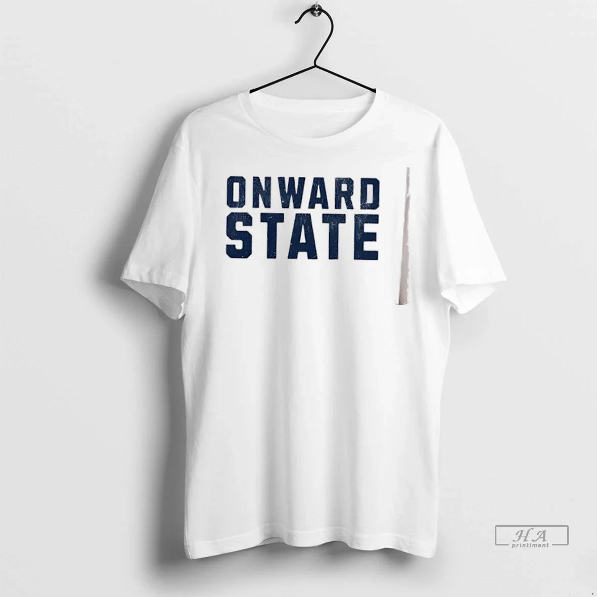 Trendy Officials Onward State Text Simple Shirt Sweater