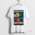 Trendy Officials Ryder Cup 2025 Usa Vs Europe Comic Shirt Sweater