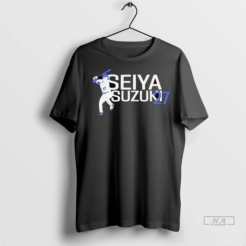 Trendy Officials Seiya Suzuki Batting Graphic Chicago Cubs Shirt Sweater