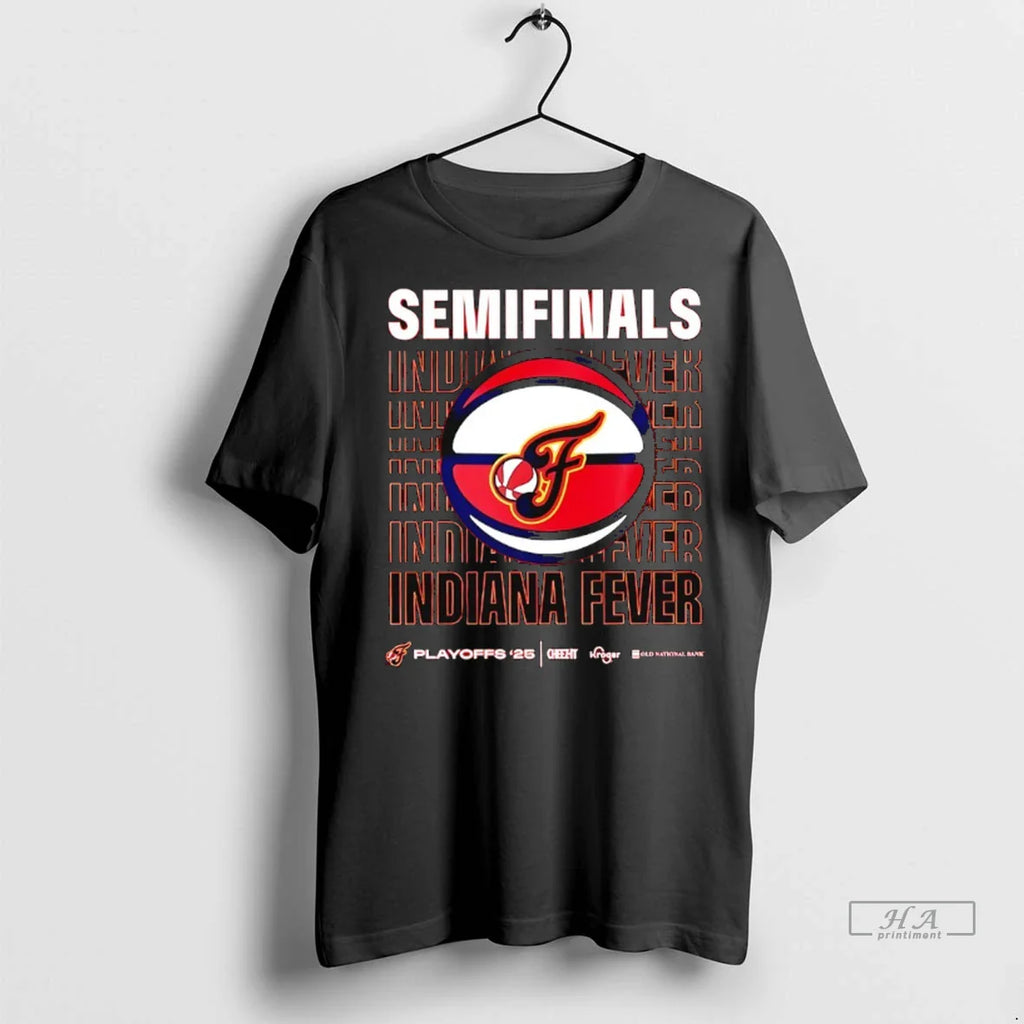 Trendy Officials Semifinals Indiana Fever 2025 Playoffs Logo Shirt Sweater