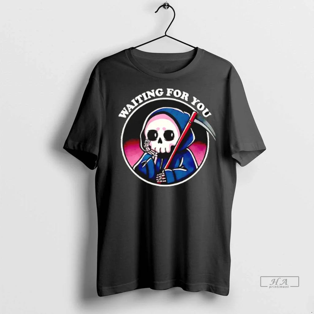 Trendy Officials Skeleton Death Waiting For You Halloween Shirt Sweater