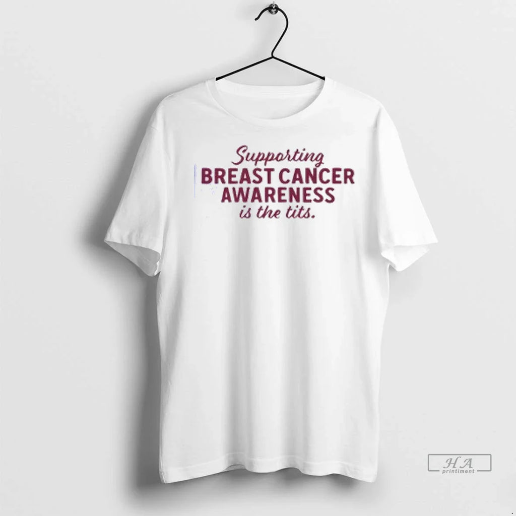 Trendy Officials Supporting Breast Cancer Awareness Is The Tits Shirt Sweater