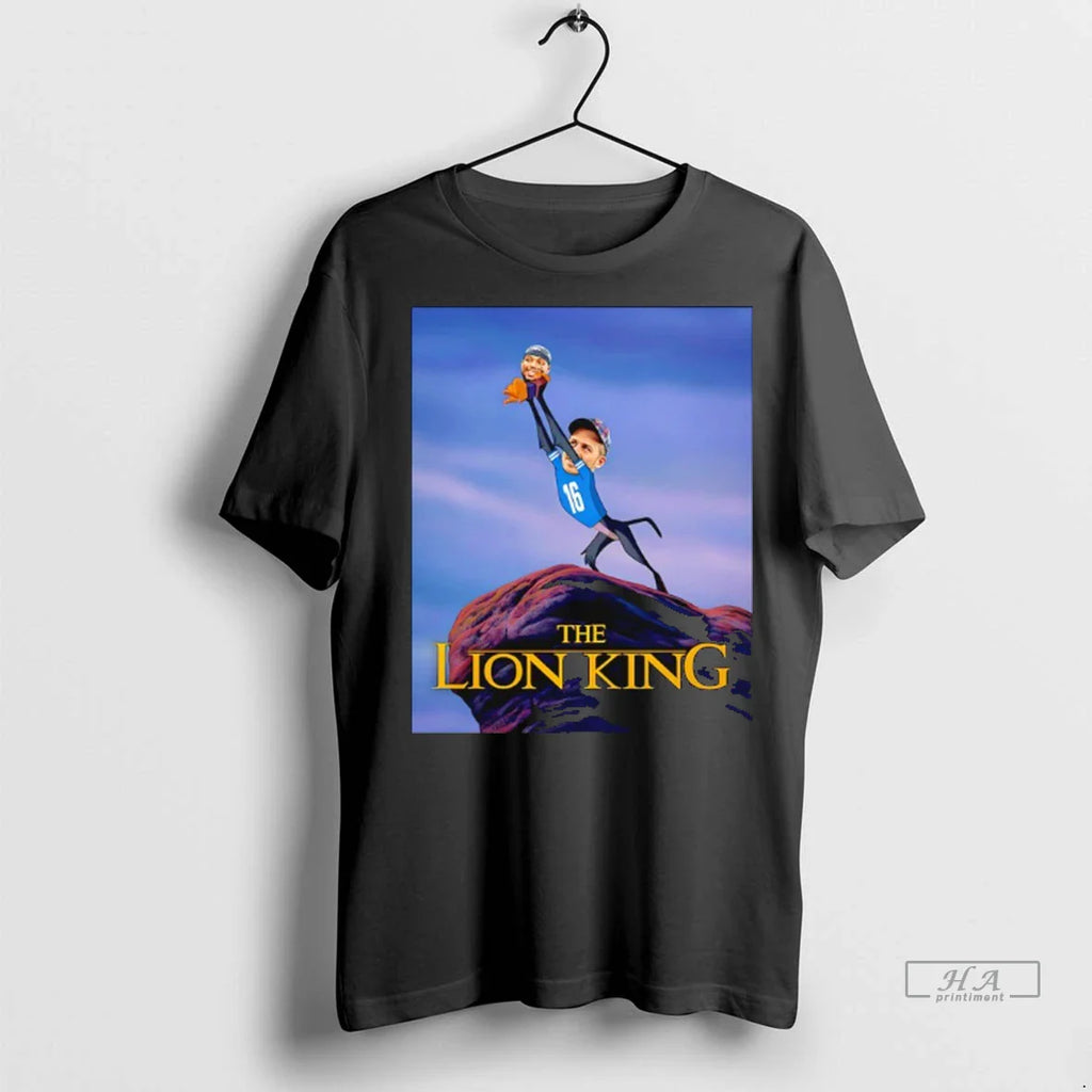 Trendy Officials The Lion King Jared Goff And Amon Ra St Brown Detroit Lions