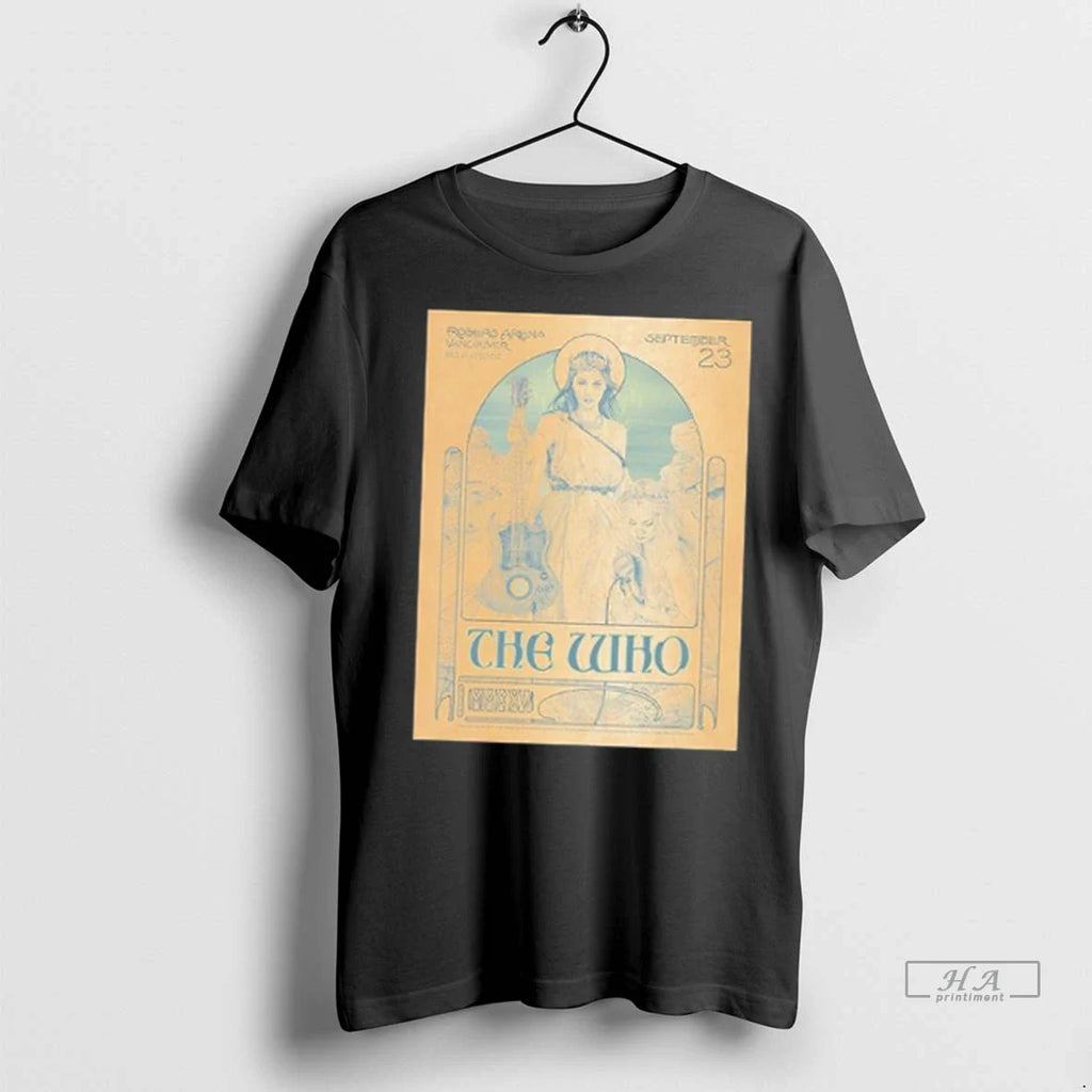 Trendy Officials The Who Tour Vancouver Bc 2025 Shirt Sweater