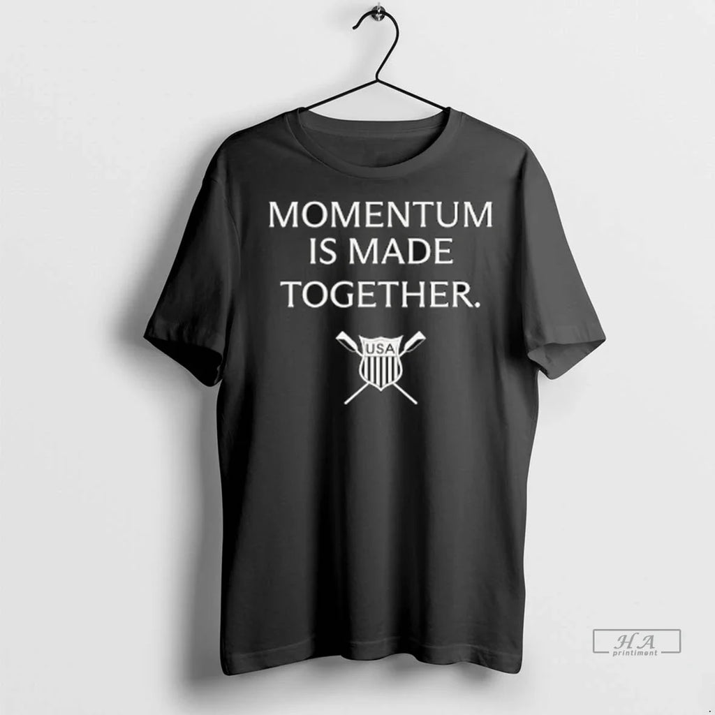 Trendy Officials Usrowing Momentum Is Made Together Logo 2025 Shirt Sweater