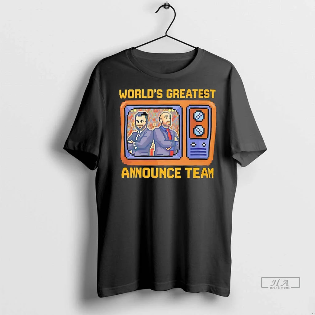 Trendy Officials Worlds Greatest Announce Team Video Games Shirt Sweater