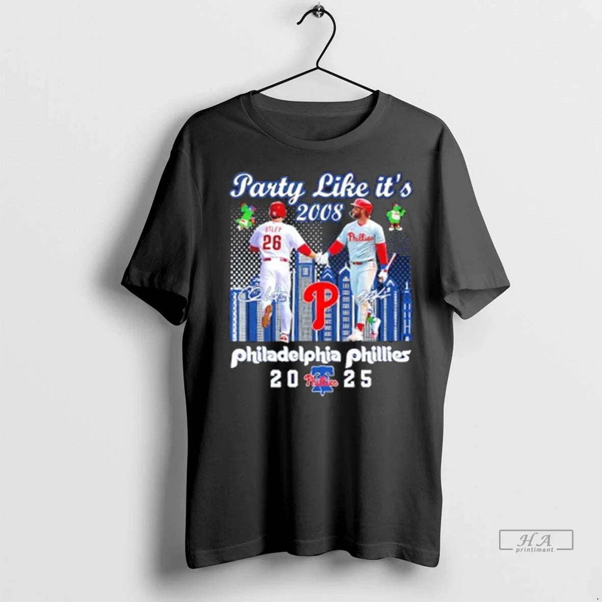 Trendy Party Like Its 2008 Utley X Harper Philadelphia Phillies 2025 Skyline Shirt Sweater