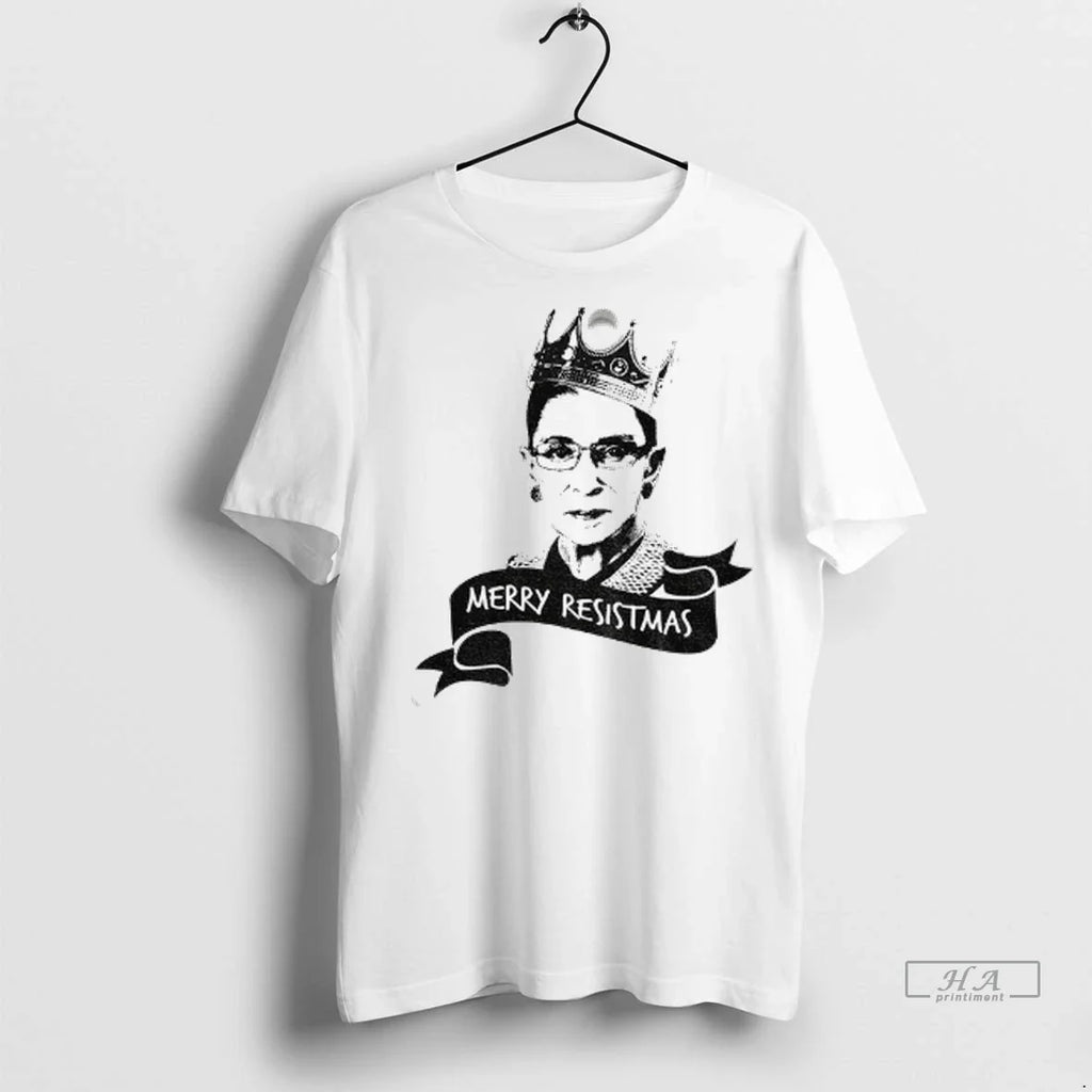 Trendy Ruth Bader Ginsburg King Merry Resistmas Vintage Shirt Sweater