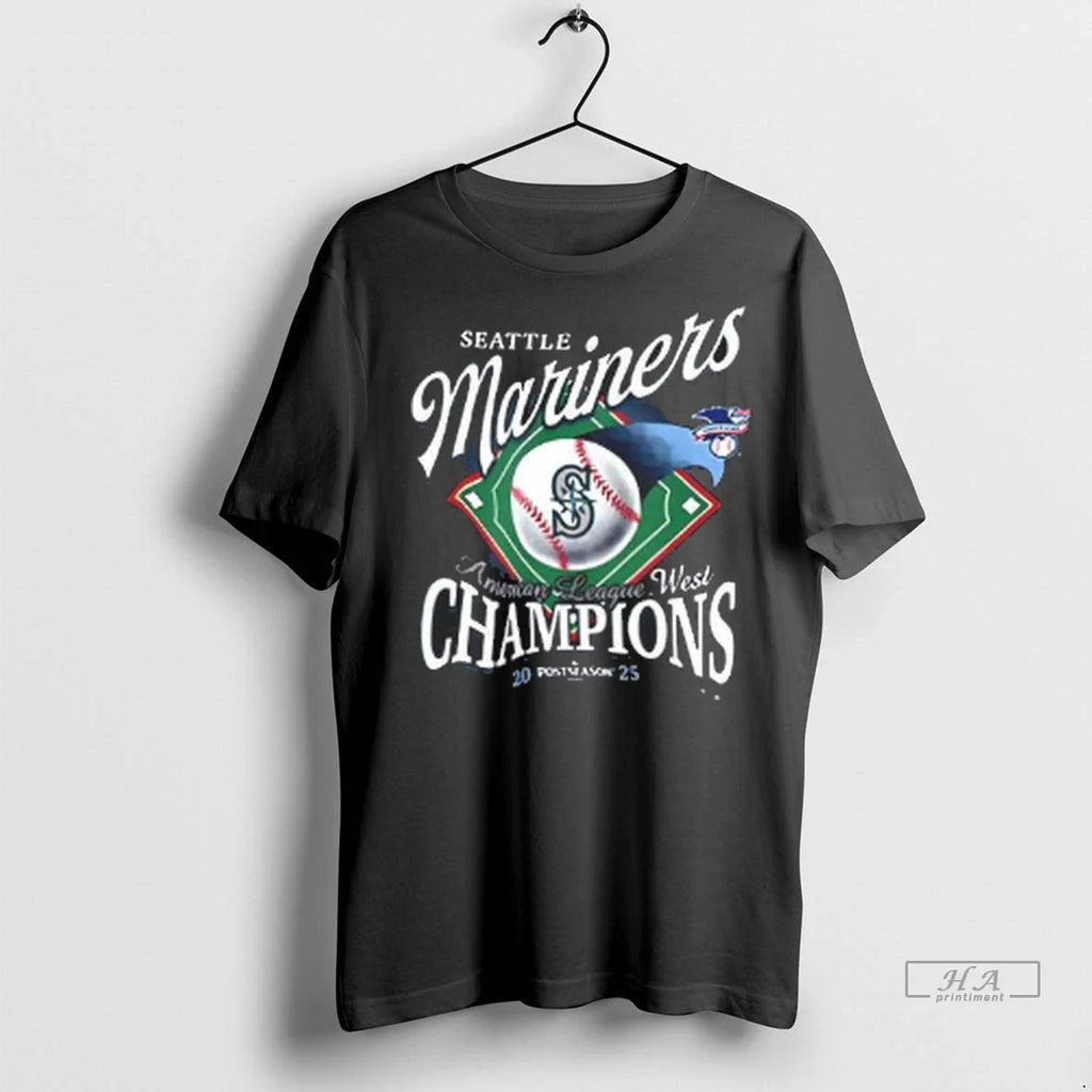 Trendy Seattle Mariners 2025 Amnerican League West Division Champions Shirt Sweater