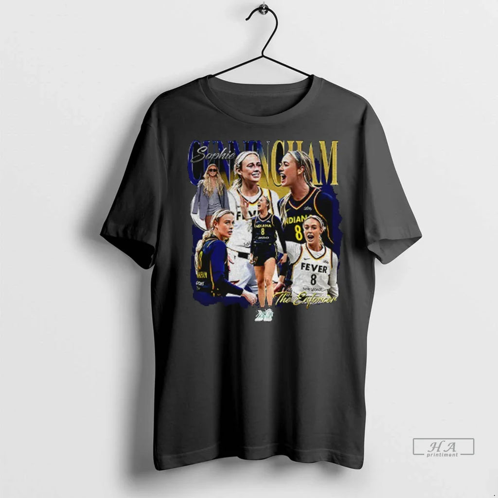 Trendy Sophie Cunningham Indiana Fever Wnba Basketball The Enforcer Graphic Shirt Sweater