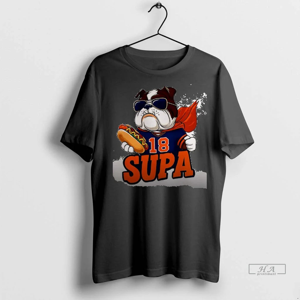 Trendy Supa The Bulldog Shirt Sweater
