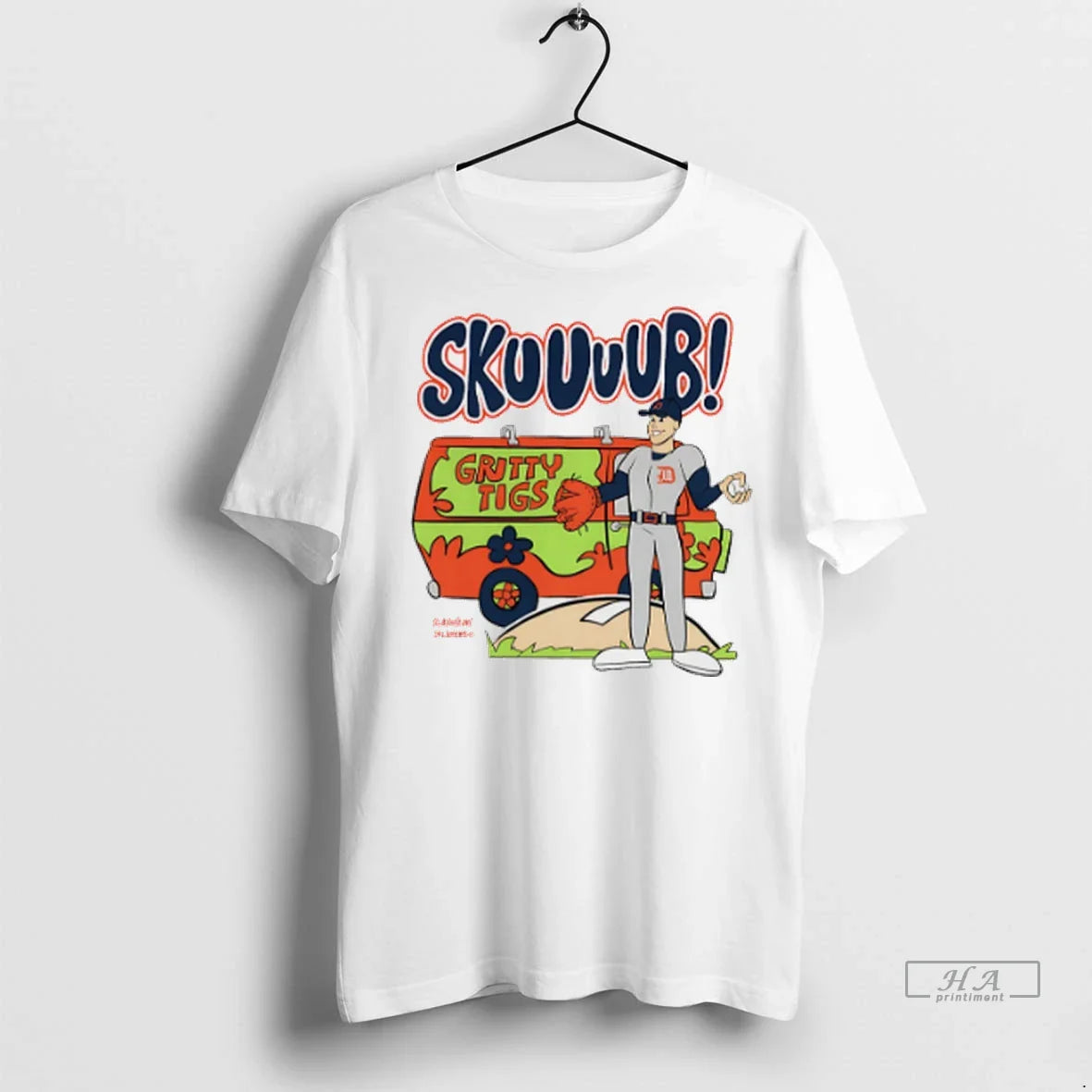 Trendy Tarik Skubal Detroit Tigers Skuuuub Gritty Tigs Cartoon Shirt Sweater