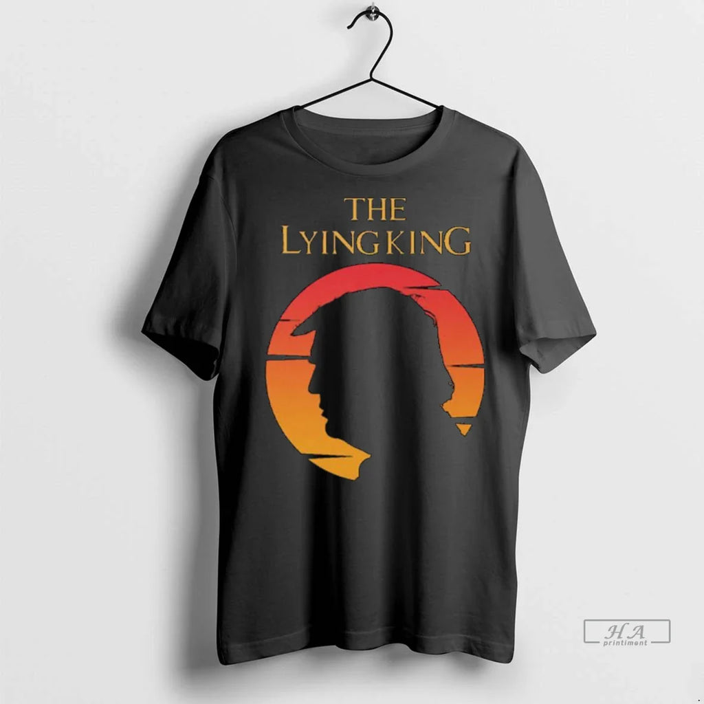 Trendy The Lying King Anti Trump Long Sleve Shirt Sweater