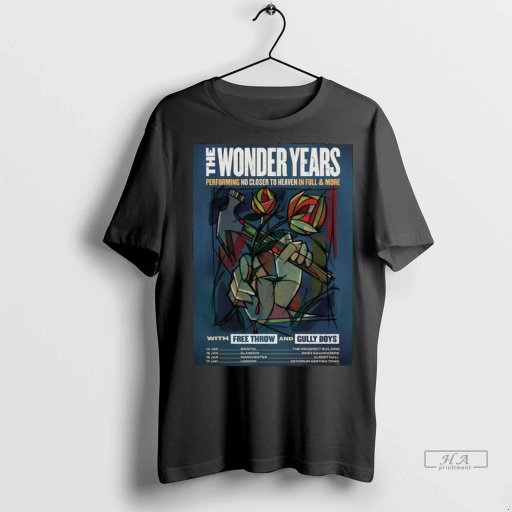 Trendy The Wonder Years Uk Tour 2026 Long Sleve Shirt Sweater