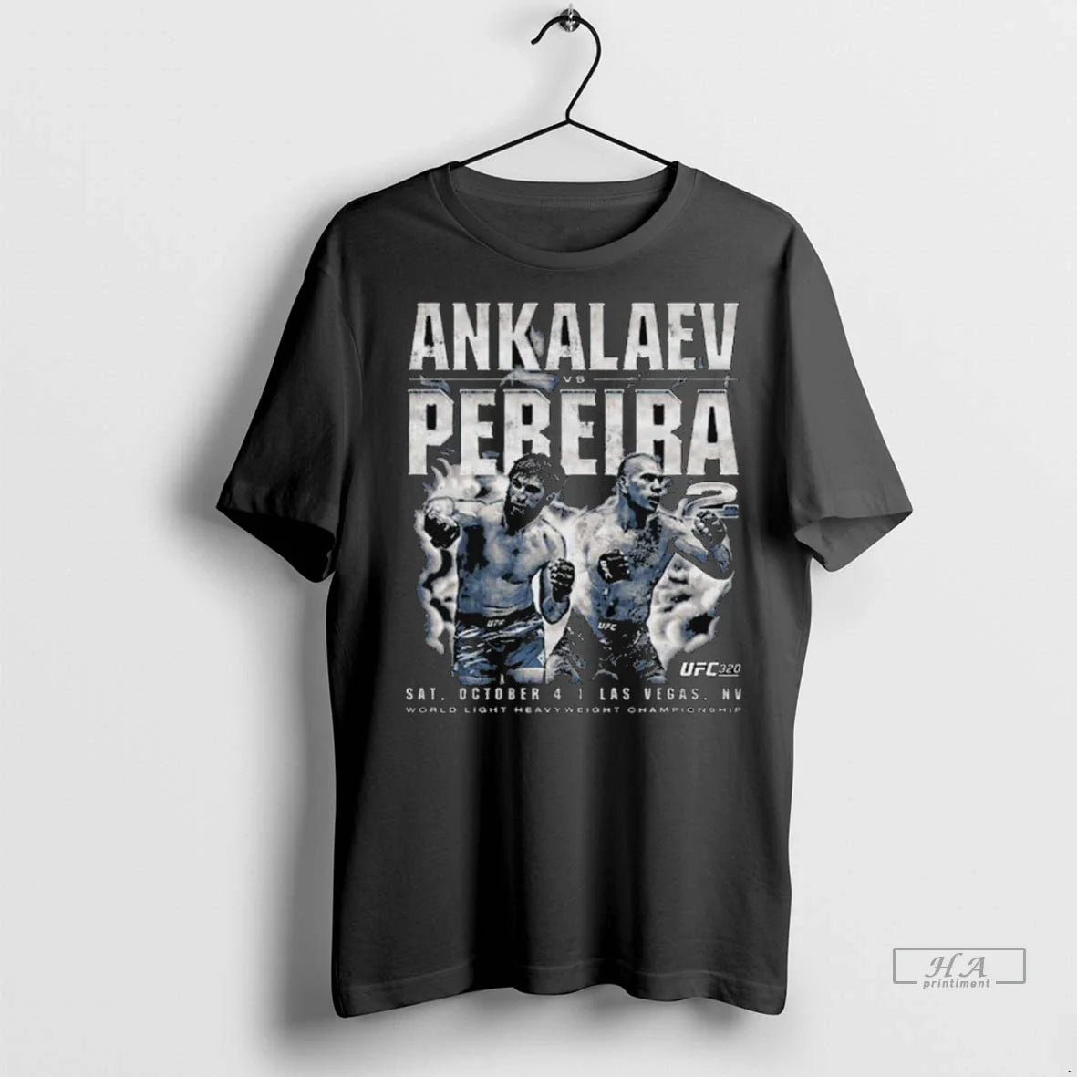 Trendy Ufc 320 Ankalaev Vs Pereira 2 Vintage Long Sleve Shirt Sweater