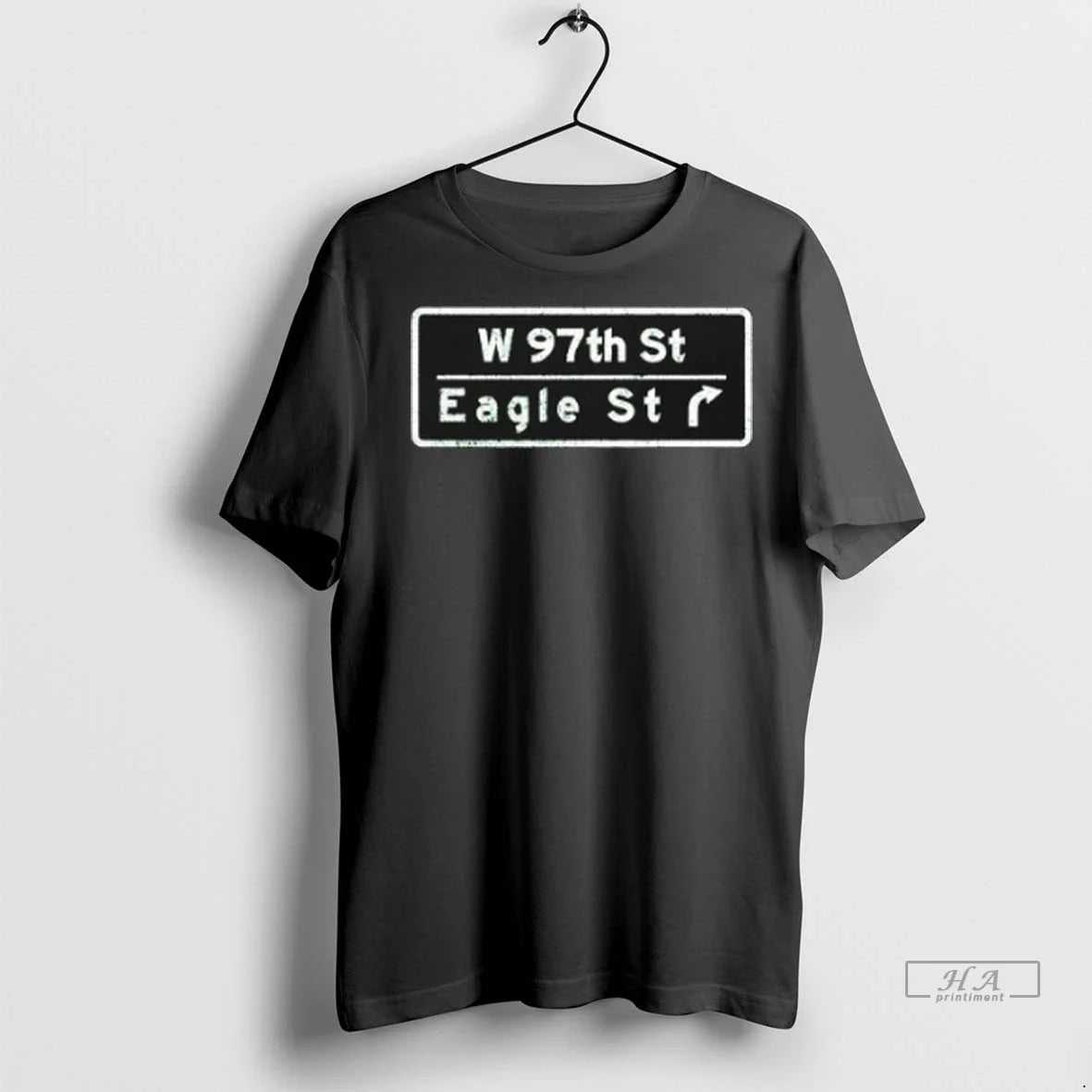 Trendy W 97th St Eagle St Road Signs Shirt Sweater