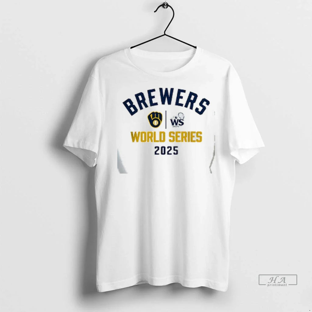 Trendy World Series Mlb Milwaukee Brewers 2025 Baseball Ws Logo Shirt Sweater