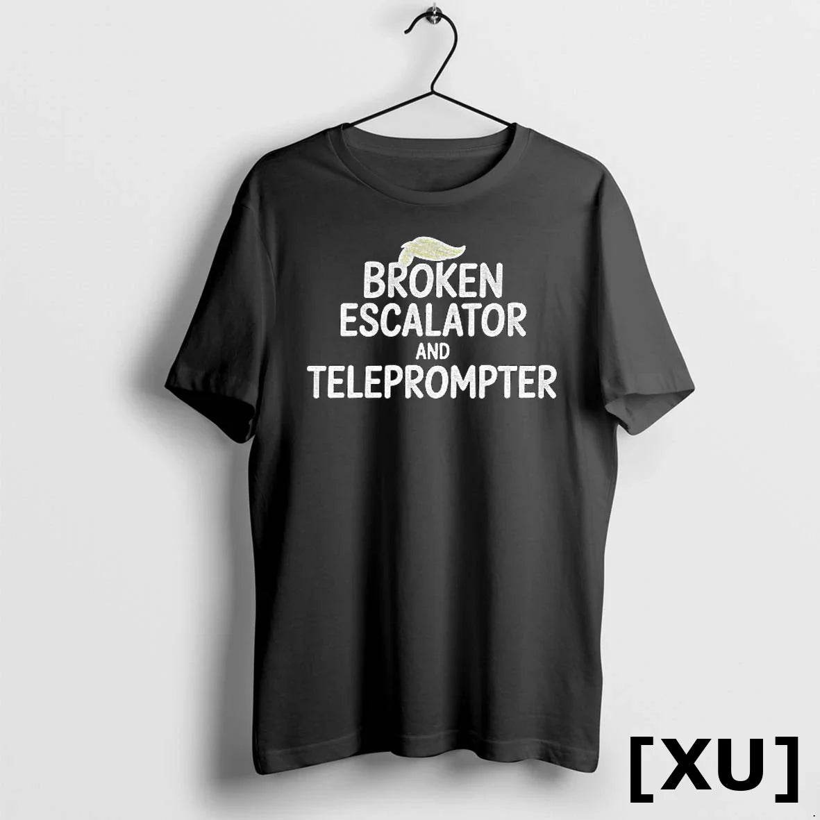Trump Hair Broken Escalator And Teleprompter Tshirts Sweater