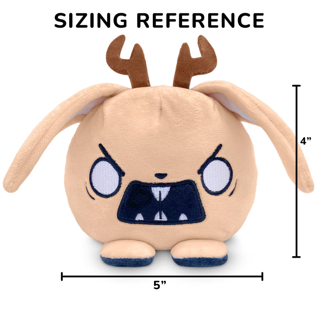 Twisted Cryptids: Jackalope 4" Reversible Plushie