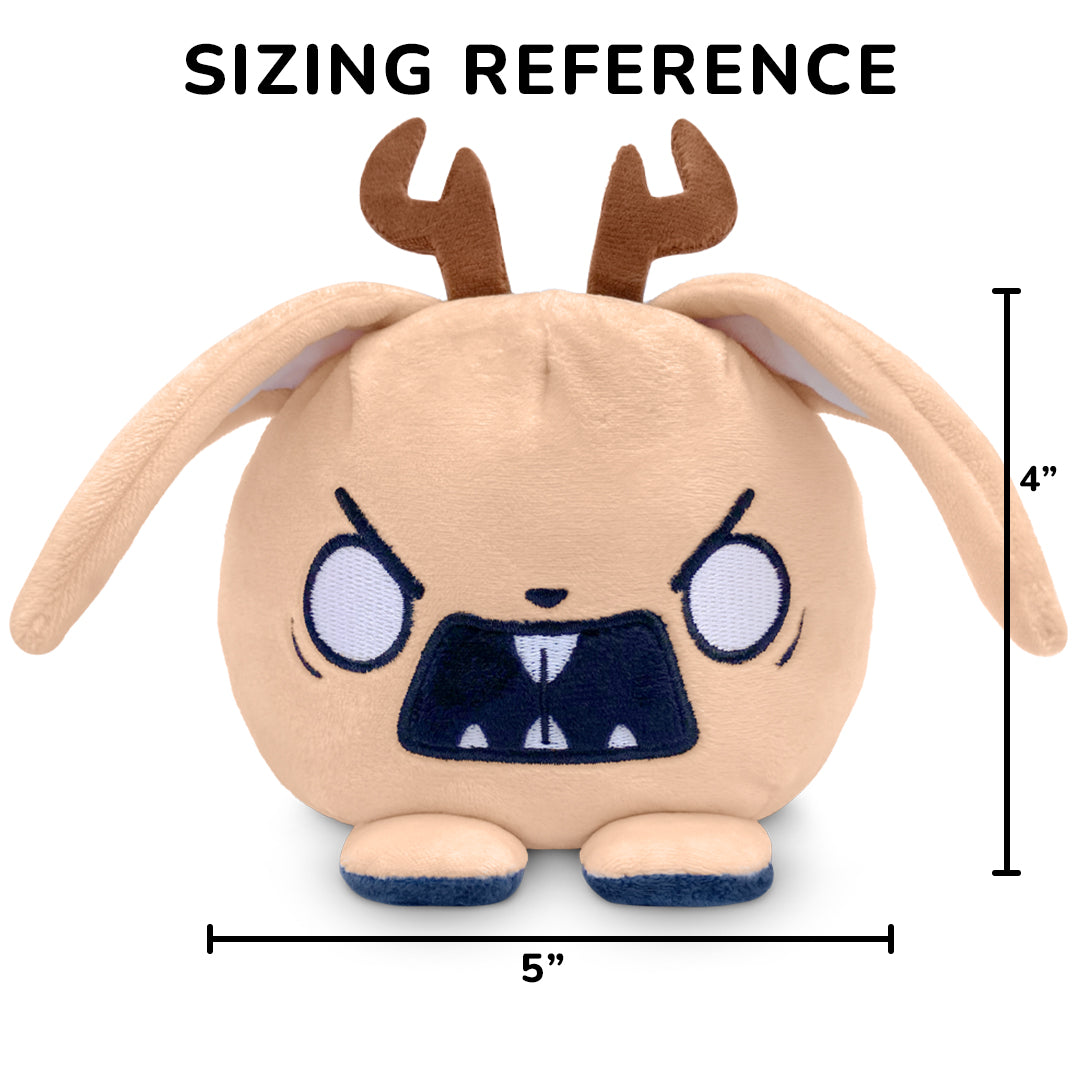Twisted Cryptids: Jackalope 4" Reversible Plushie