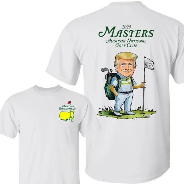 Two Sided 2025 Trump Master Tournament Augusta 91 Years Shirt Golf Tournament Masters Golf Cup T-Shirts