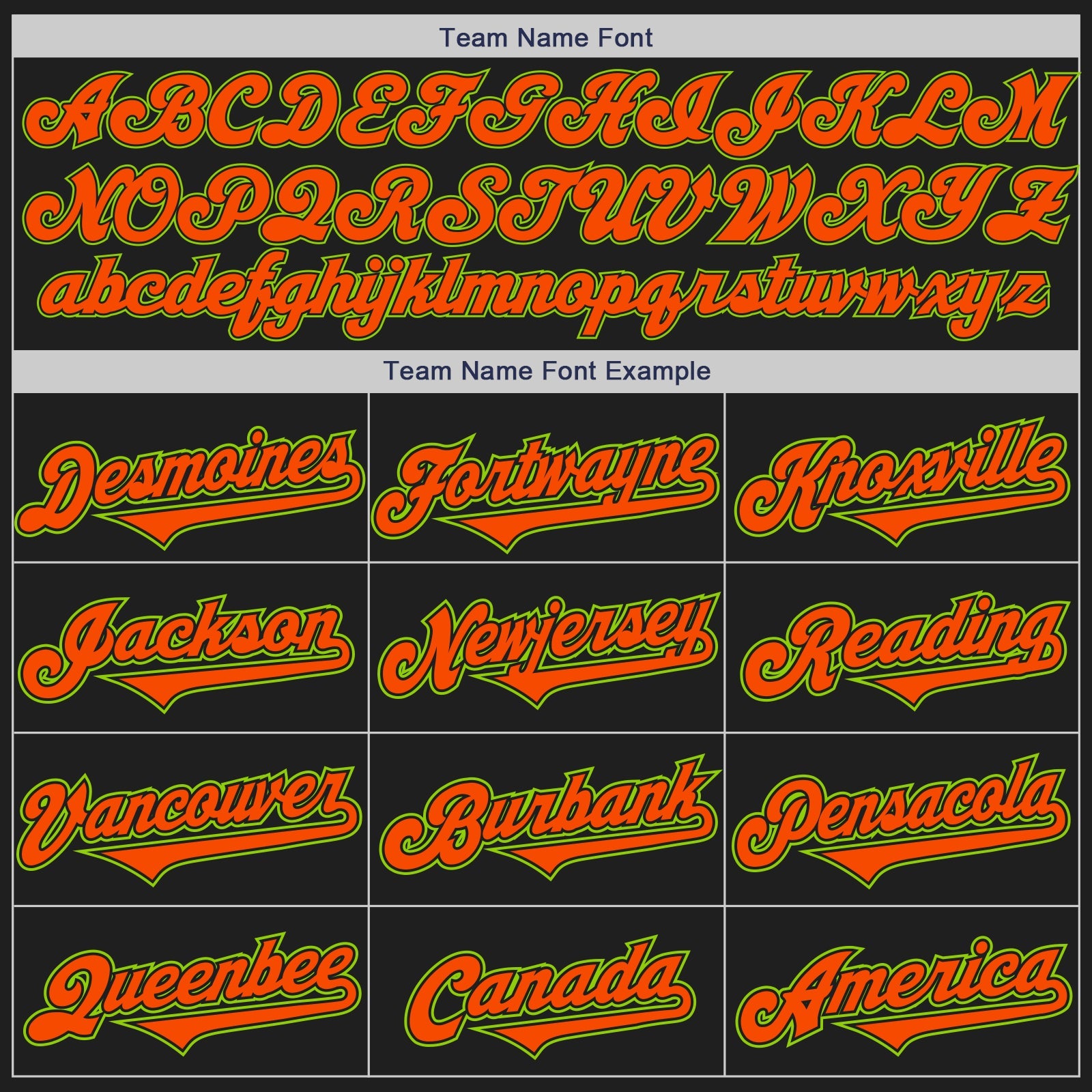 Custom Black Orange-Neon Green Authentic Two Tone Baseball Jersey