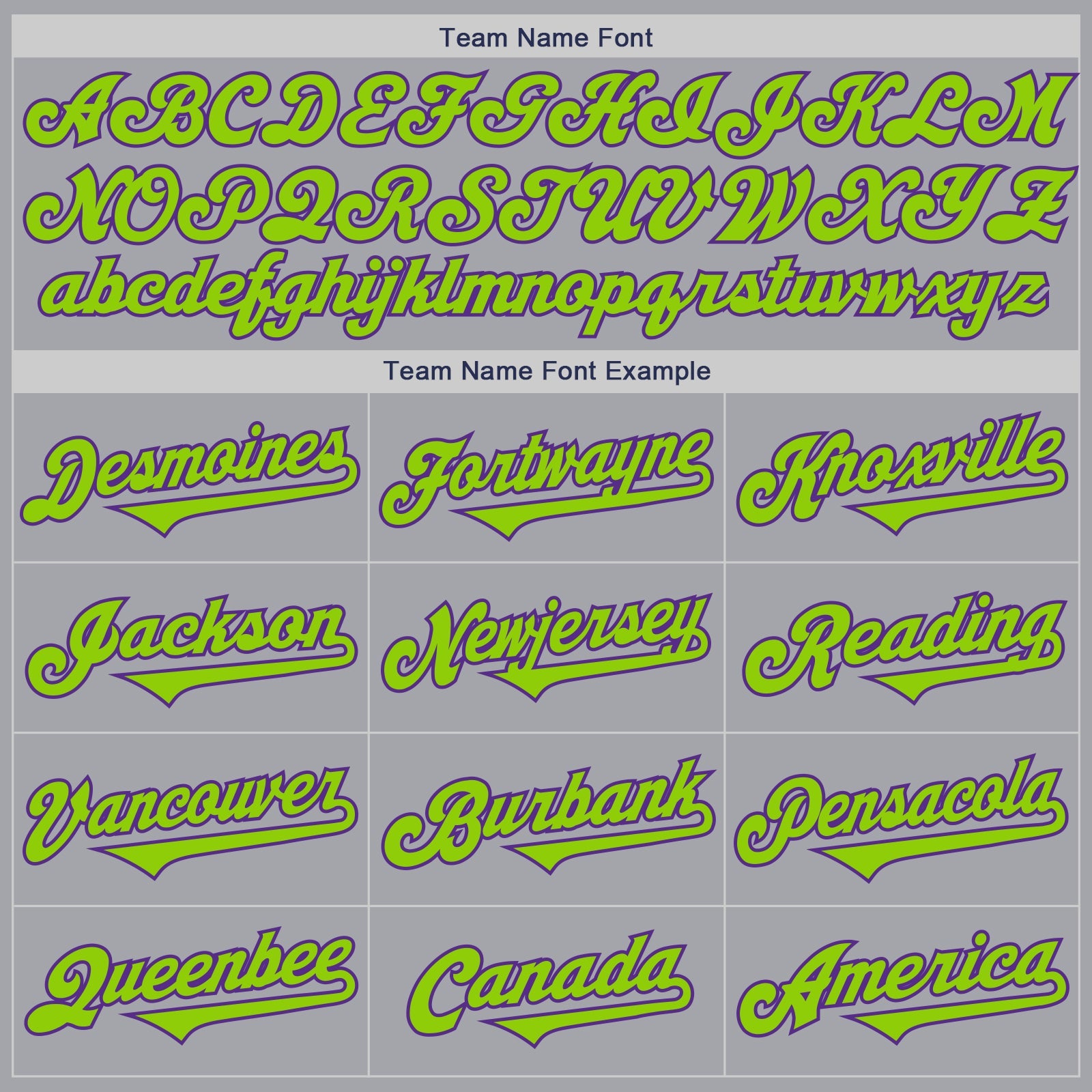 Custom Gray Neon Green-Purple Authentic Two Tone Baseball Jersey