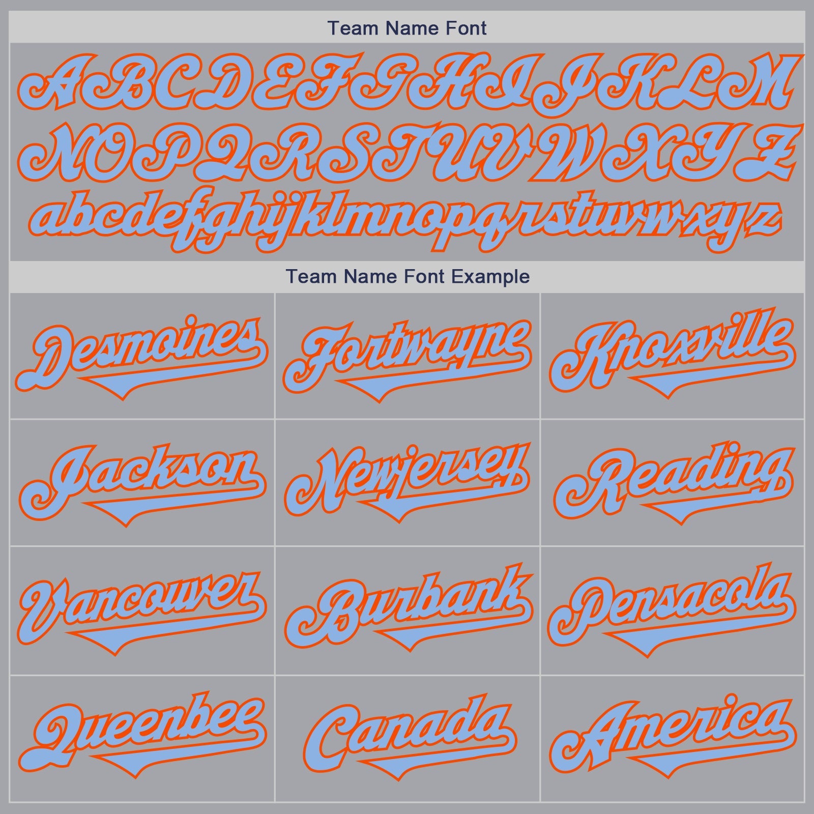 Custom Gray Light Blue-Orange Authentic Two Tone Baseball Jersey