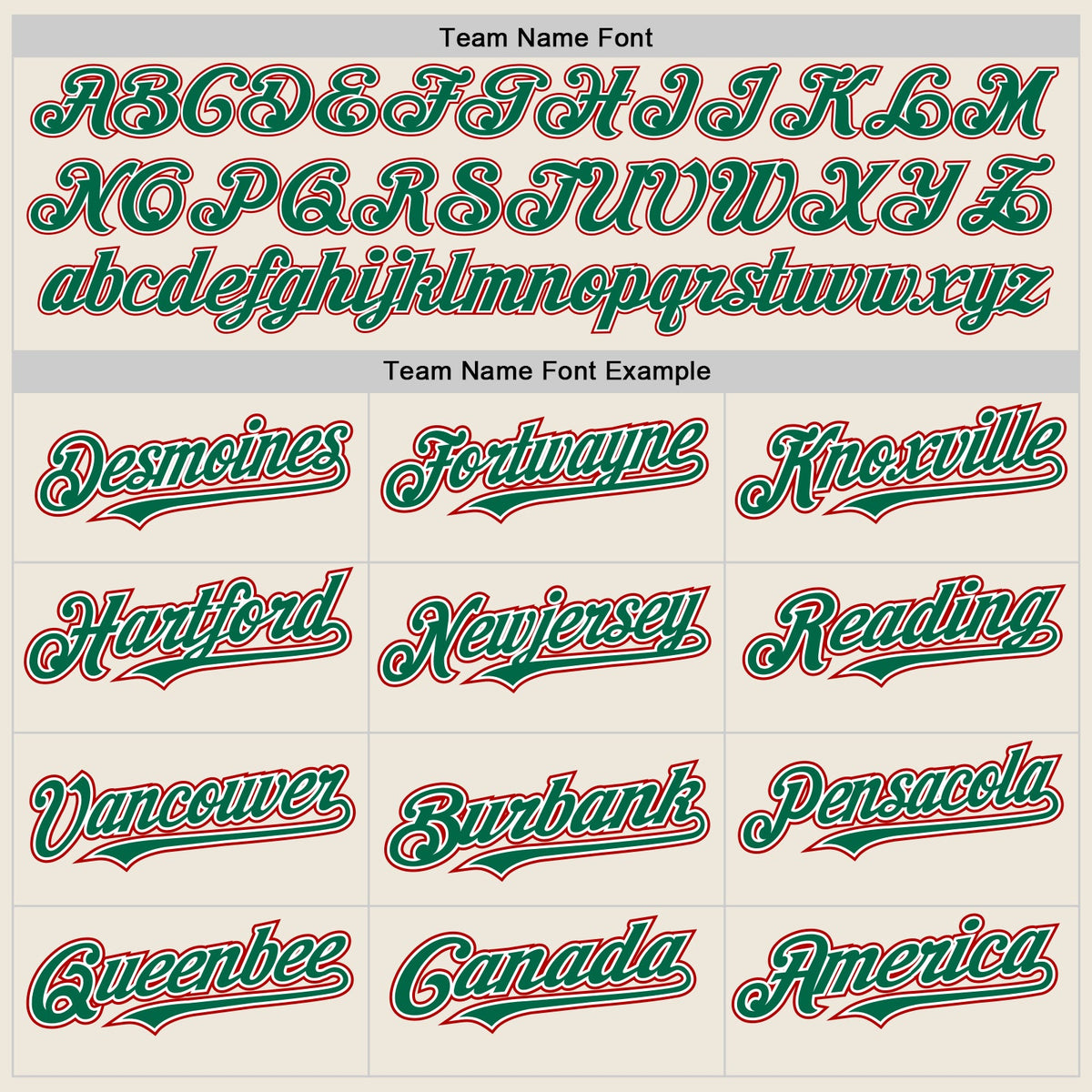 Custom Cream Kelly Green Pinstripe White-Red Authentic Two Tone Baseball Jersey
