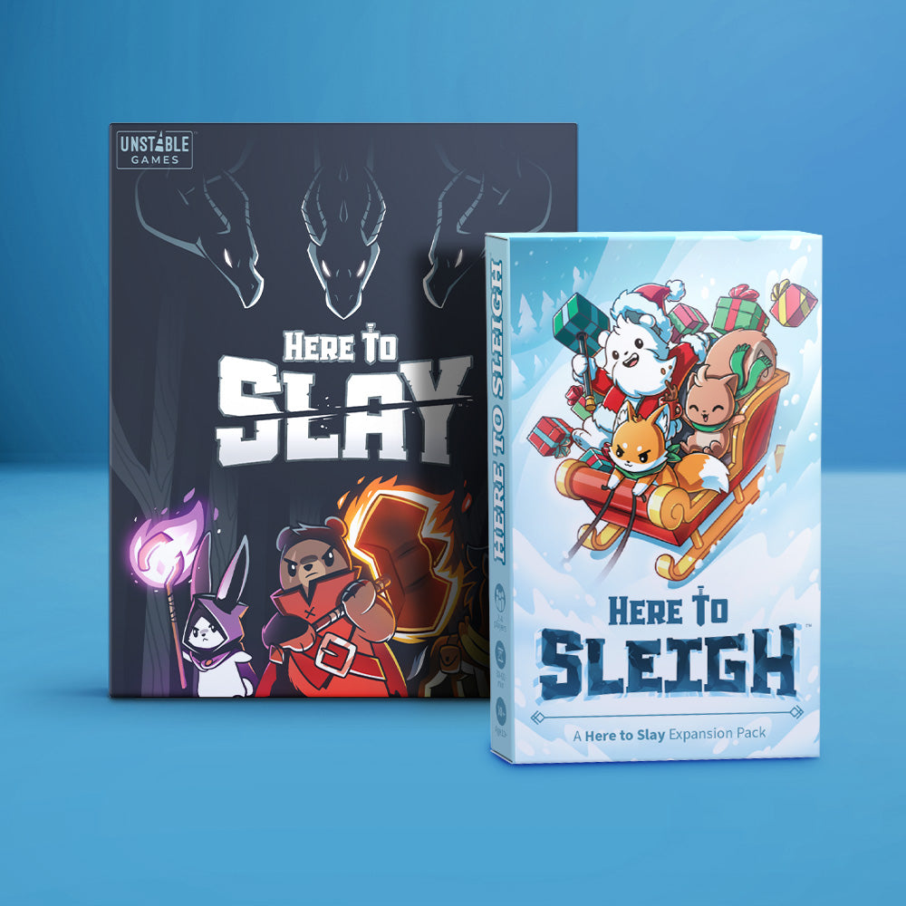 Here to Slay: Base Game + Here to Sleigh Expansion Bundle