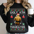 Ugly Ath Merry Chrithmith Mike Tyson Butt Viral Ugly Ass Boxing Fight Meme Shirt Funny Ugly T-Shirts