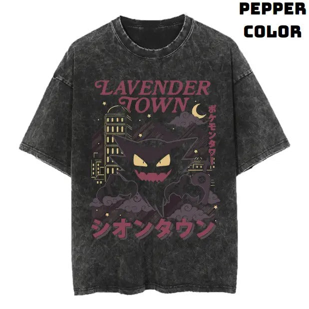 Lavender Town Legends Menswear Top Streetwear T-Shirts