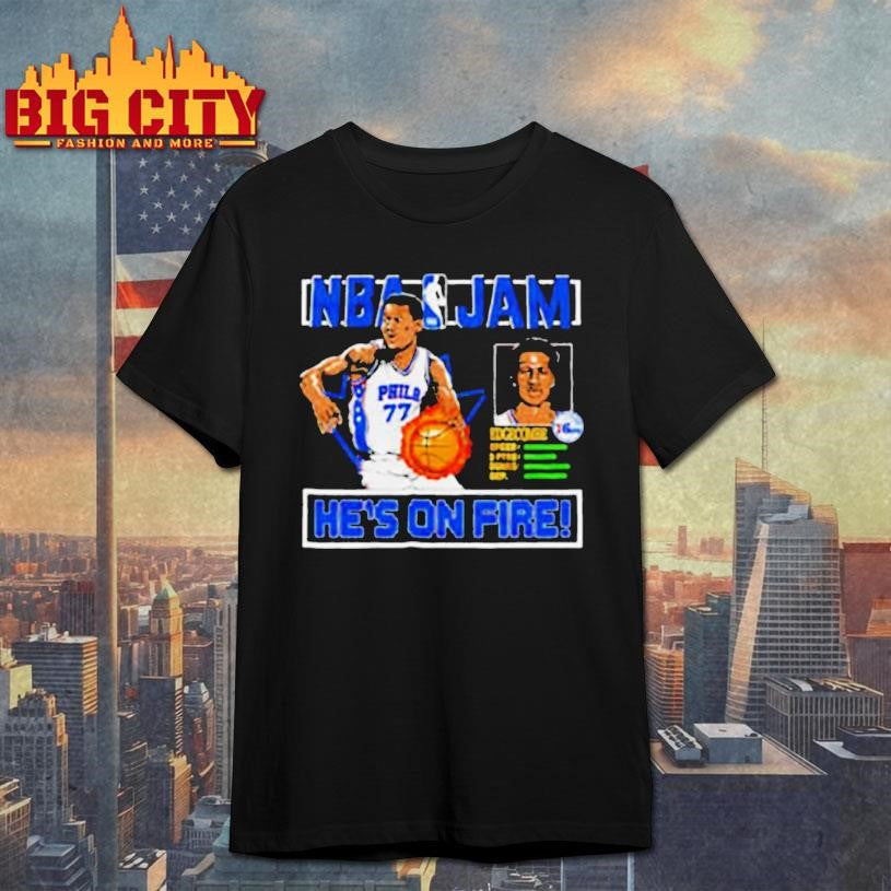 VJ Edgecombe Philadelphia 76ers NBA Jam Shirt