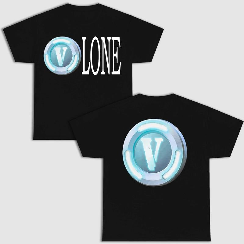 VLONE VBUCKS Funny Size S 4XL Menswear Top T-Shirts