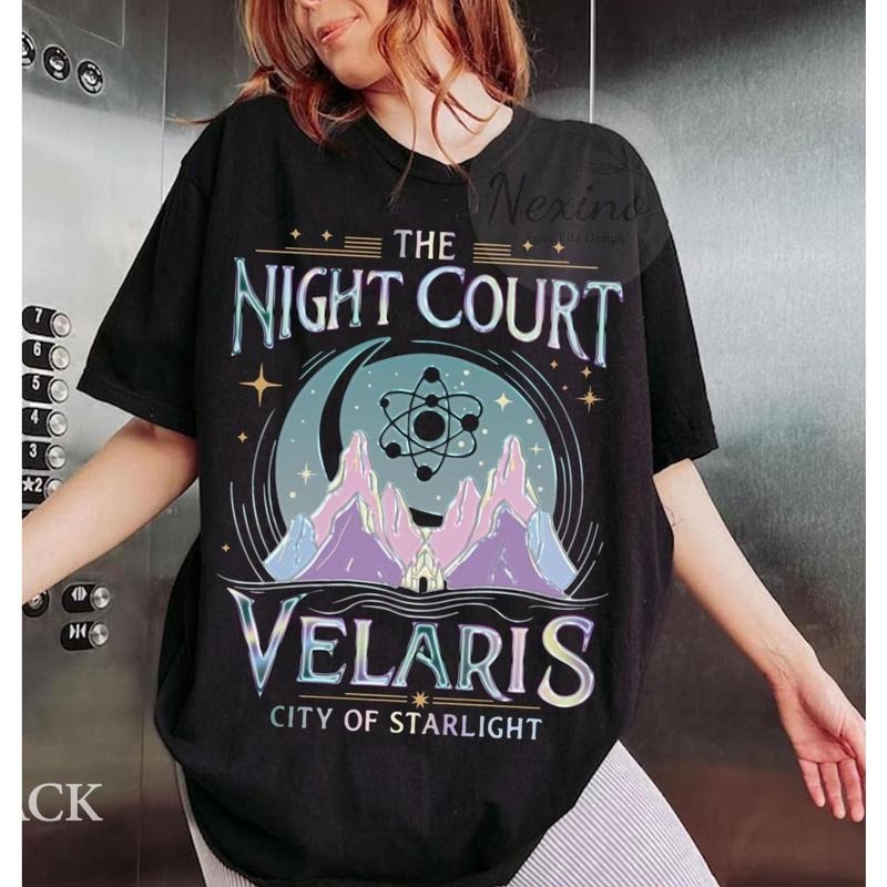 Velaris Night Court Acotar Shirt Velaris Night Court Shirt Court Dreams Inner Circle Acotar Fun Graphics T-Shirts