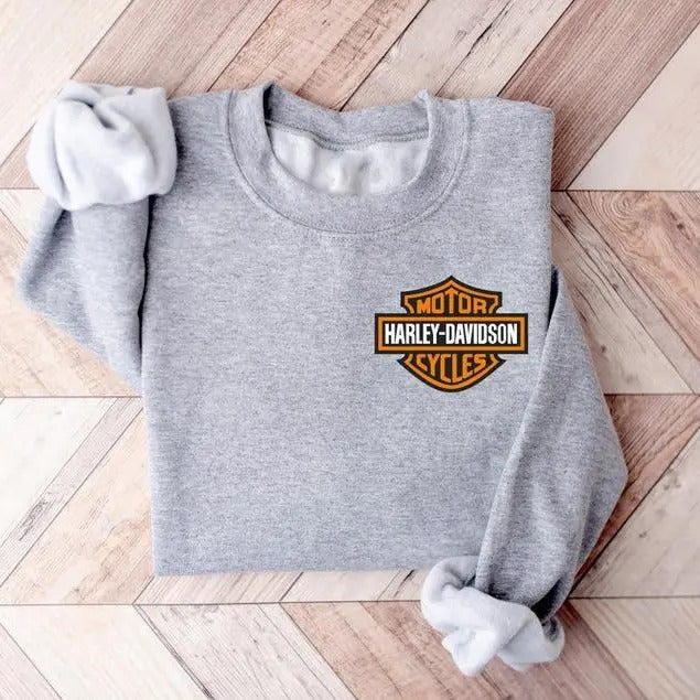Vintage Harly Davids0n Logo & Perfect Motorcycle Enthusiasts Her Casual Classic T-Shirts