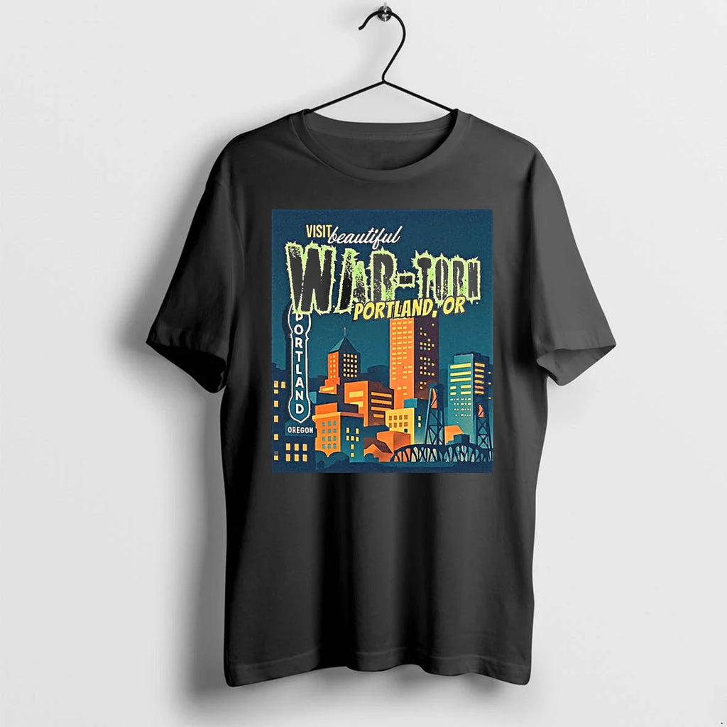 Visit Beautiful War Torn Portland Oregon Tshirts Sweater